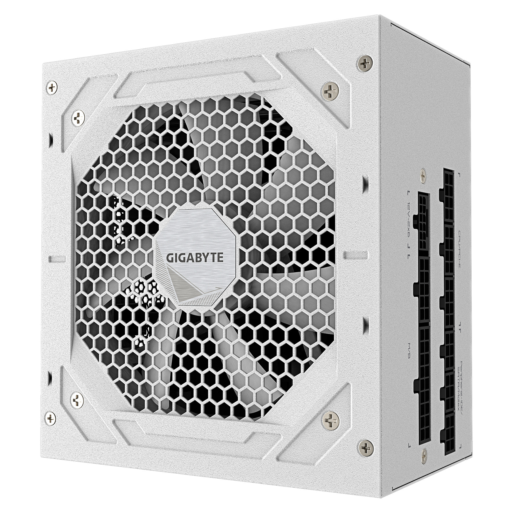 Furnizues Energjie Gigabyte UD1000GM PG5 V2 ICE / 1000W / ATX 3.1 / 80 PLUS Gold / Fully Modular - Bardhë