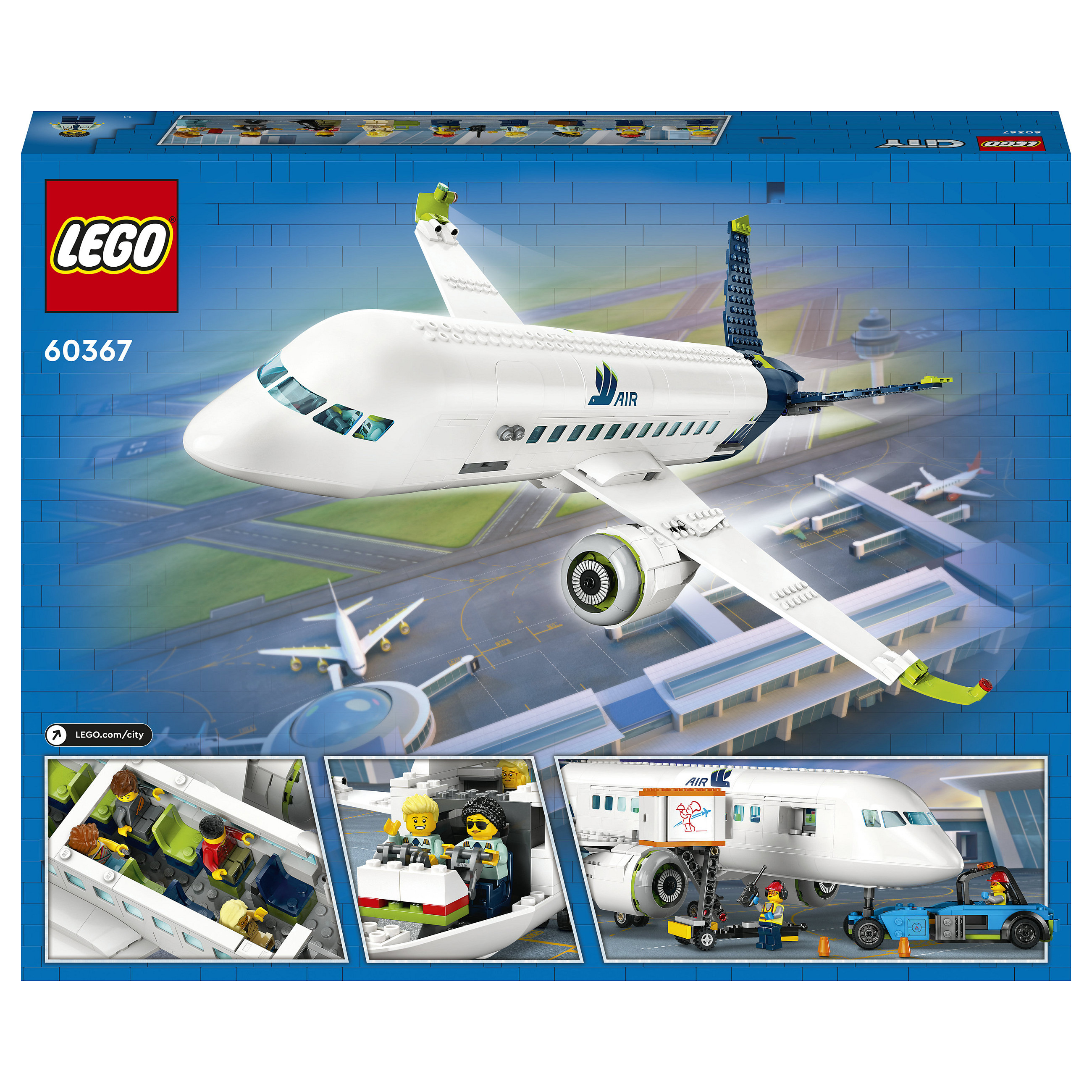 LEGO City Passenger Airplane 60367 thumbnail 4