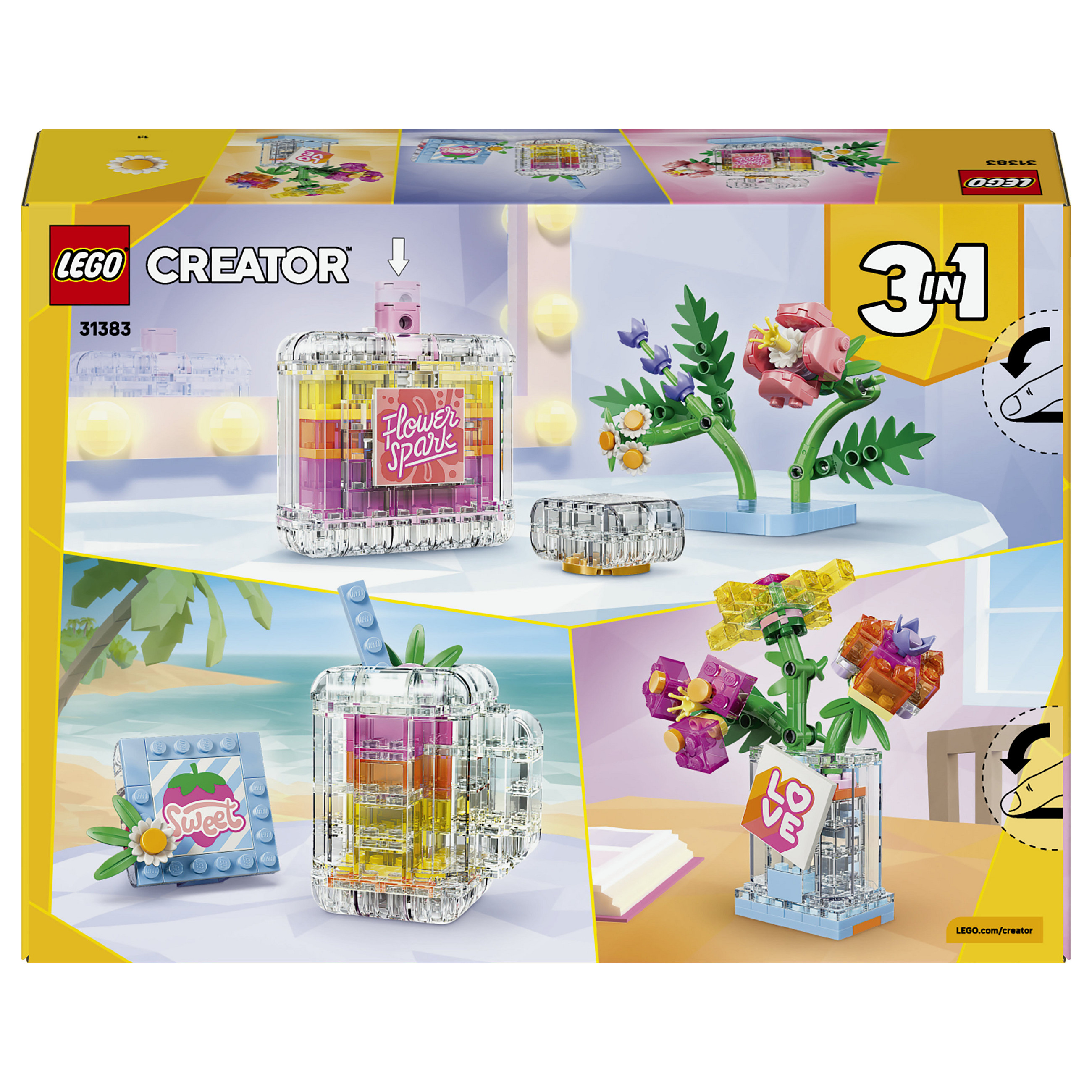 LEGO Creator Parfümflasche mit Blumendeko thumbnail 6
