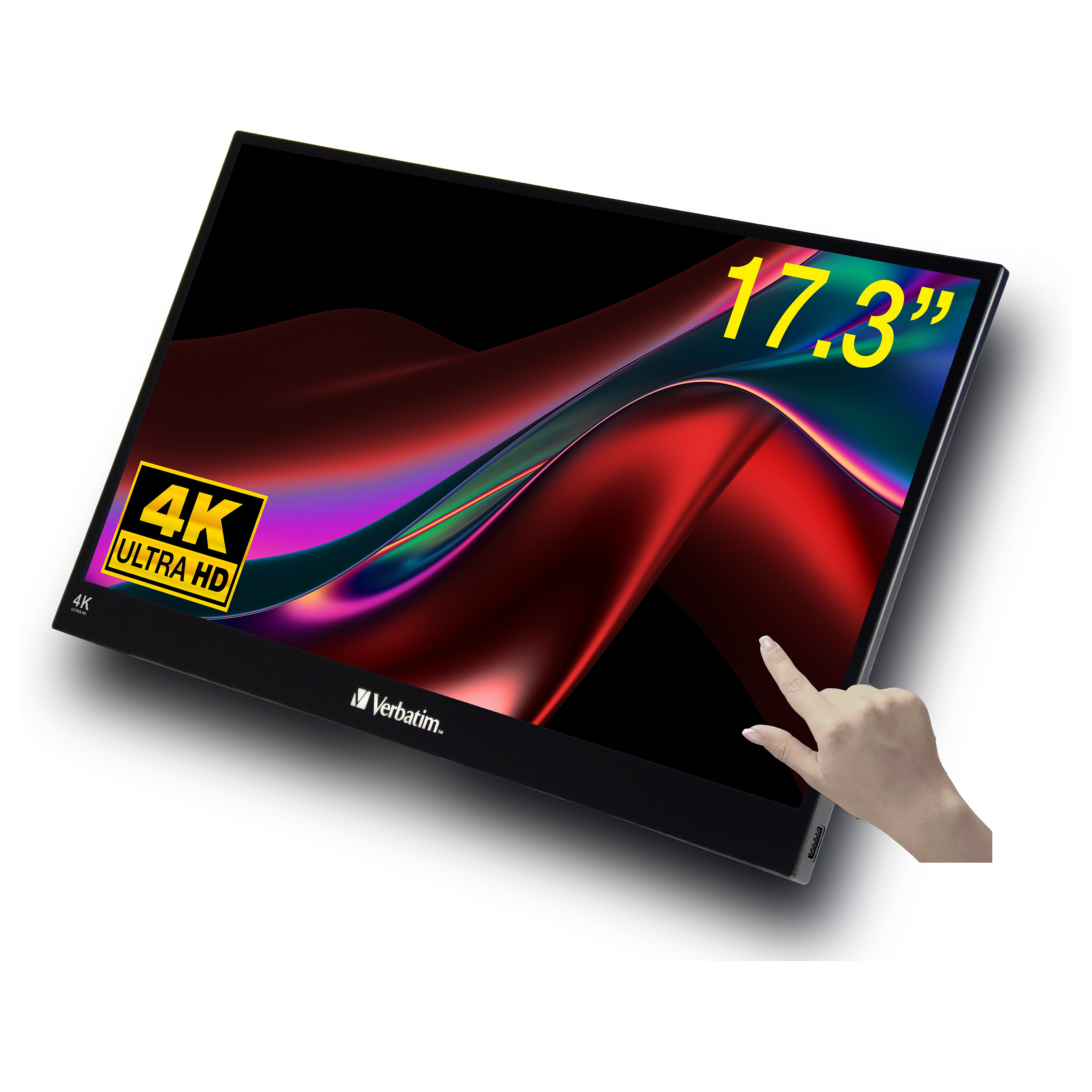 Monitor Portativ Verbatim PMT-15 / 15.6" / 4K UHD IPS / 60Hz / 5ms / Mini HDMI+USB-C - Zezë 5