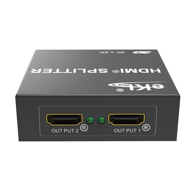 eKL MiniHS102-B HDMI Splitter 1x2, 4K UHD, HDMI 1.4, 30Hz, Black 2