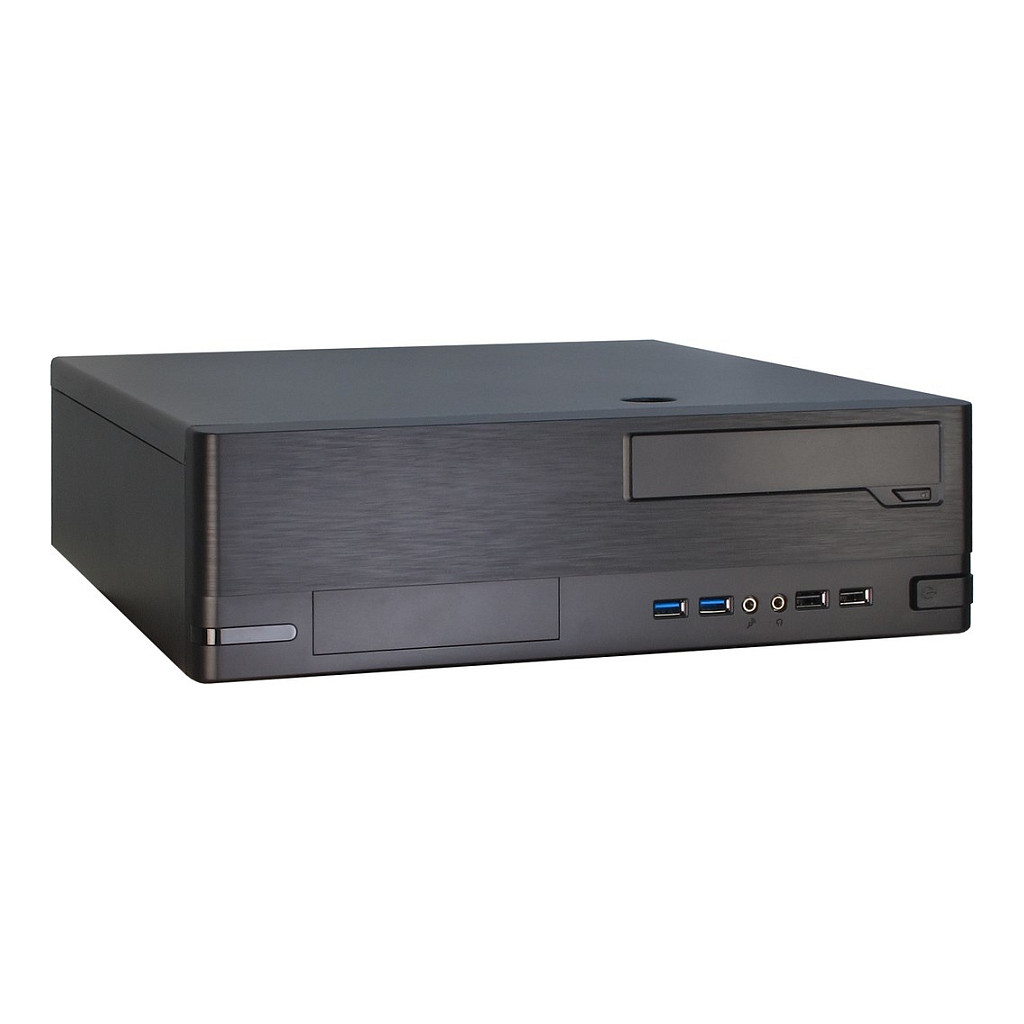Kasë Mini Inter-Tech IT-502 Desktop - Zezë thumbnail 2