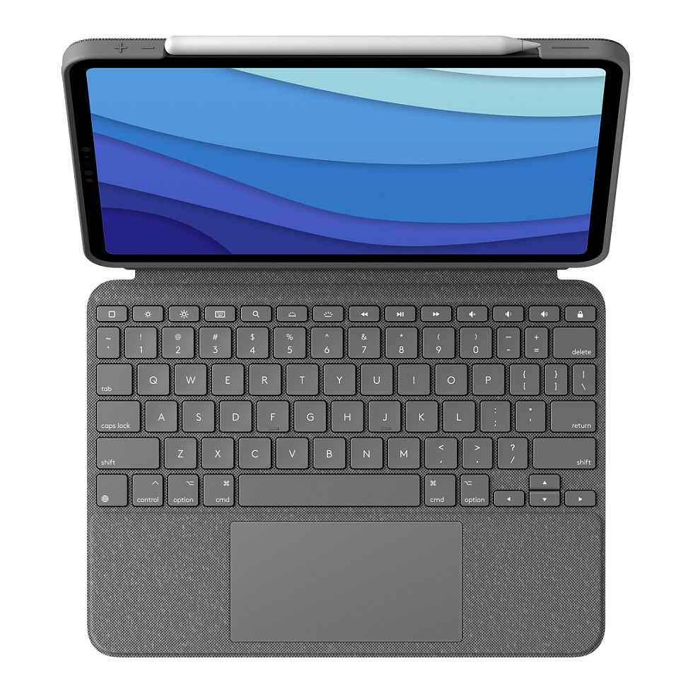 Logitech Combo Touch iPad Pro 11" (1./2./3. Gen) - Gri thumbnail 3
