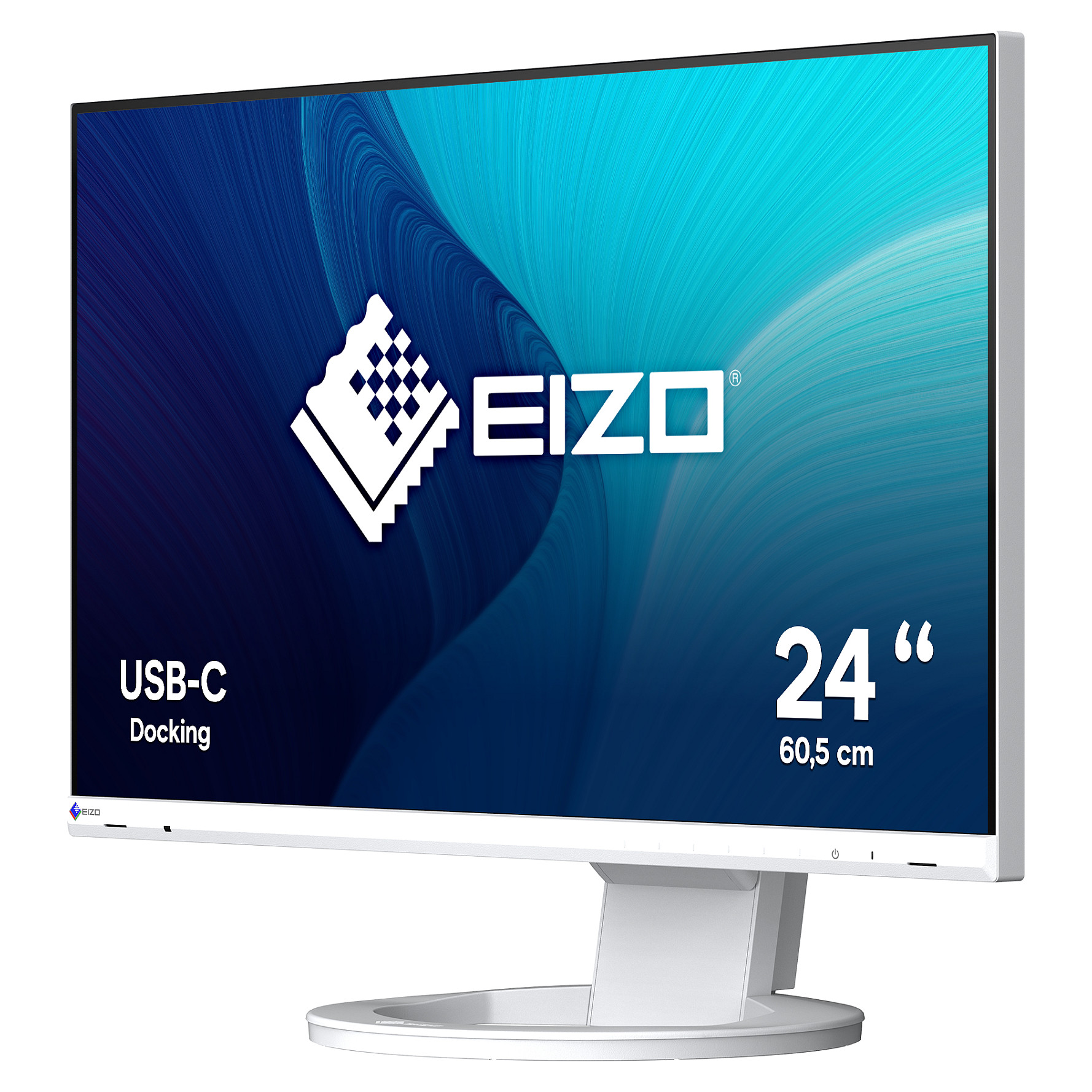 Monitor EIZO FlexScan EV2480-WT, 23.8", FHD IPS, 60Hz, 5ms, HDMI+DP+USB-C+USB - Bardhë 3