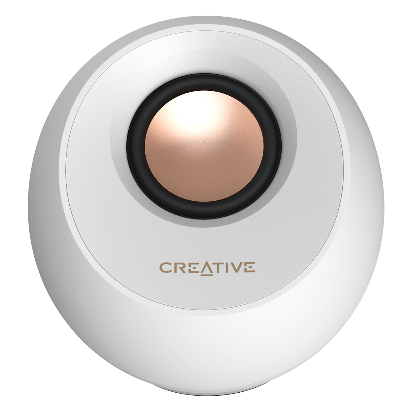 Altoparlantë Creative Labs Pebble Pro, 2.0, 30W RMS, 60W Peak, Bluetooth 5.3, USB-C, AUX, RGB - Bardhë 2