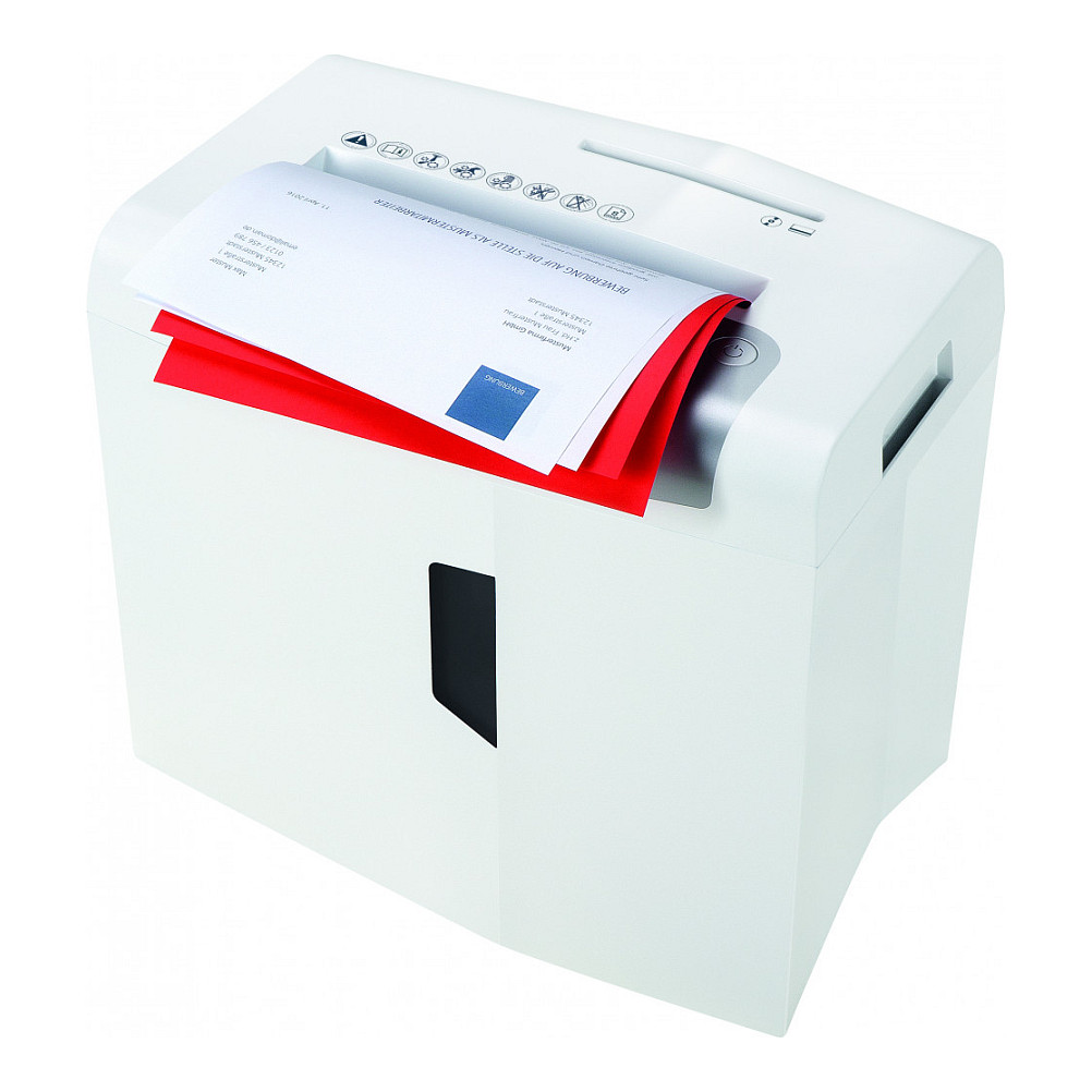 Shredder HSM shredstar X8, Particle-Cut, P-4, 8 fletë, 4,5 × 30mm, 18L, CD/DVD - Argjend, Bardhë 2