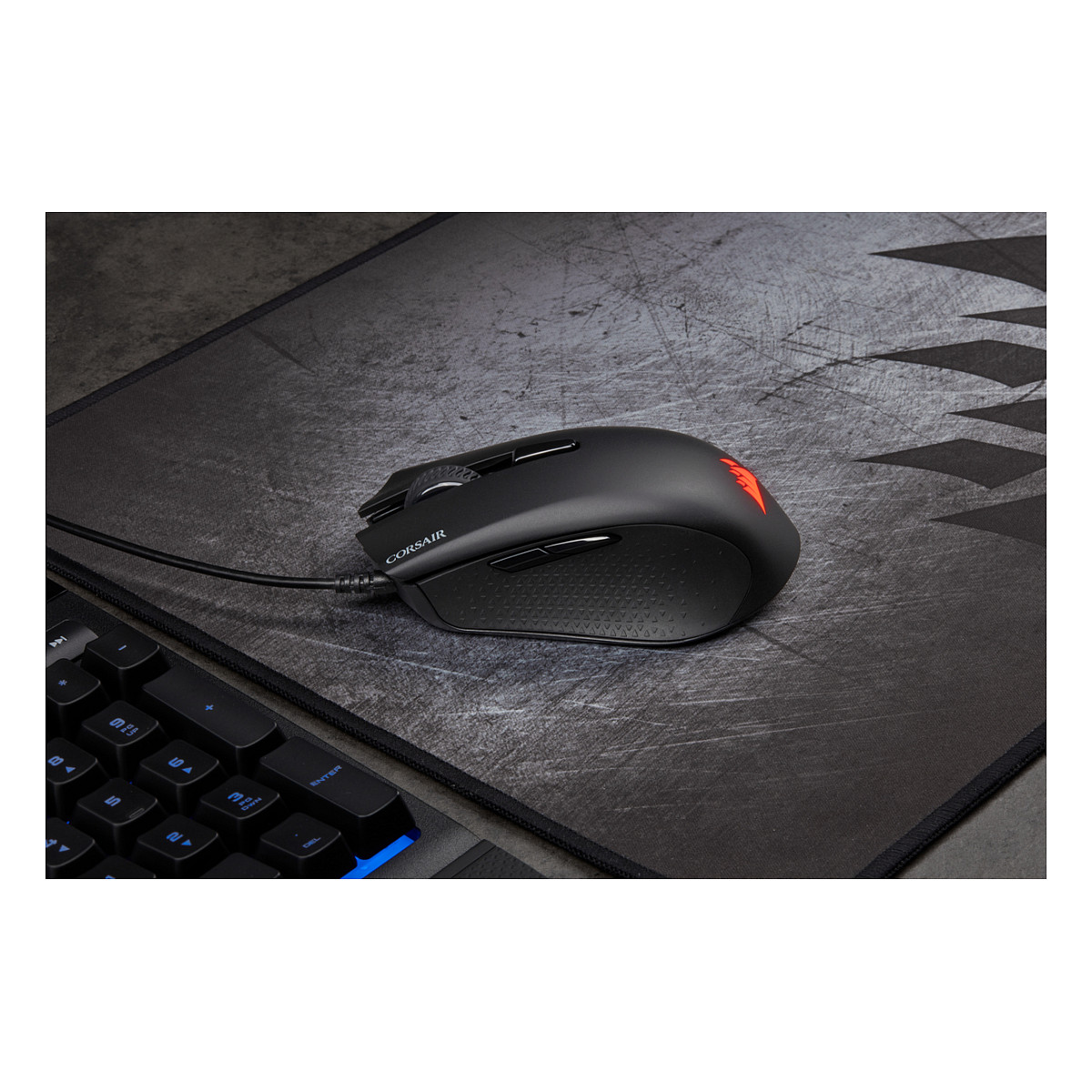 Maus Gaming Corsair Harpoon RGB PRO / USB / PixArt PMW3327 / 12.000 DPI / 1000Hz / 6 Butona / RGB - Zezë 4