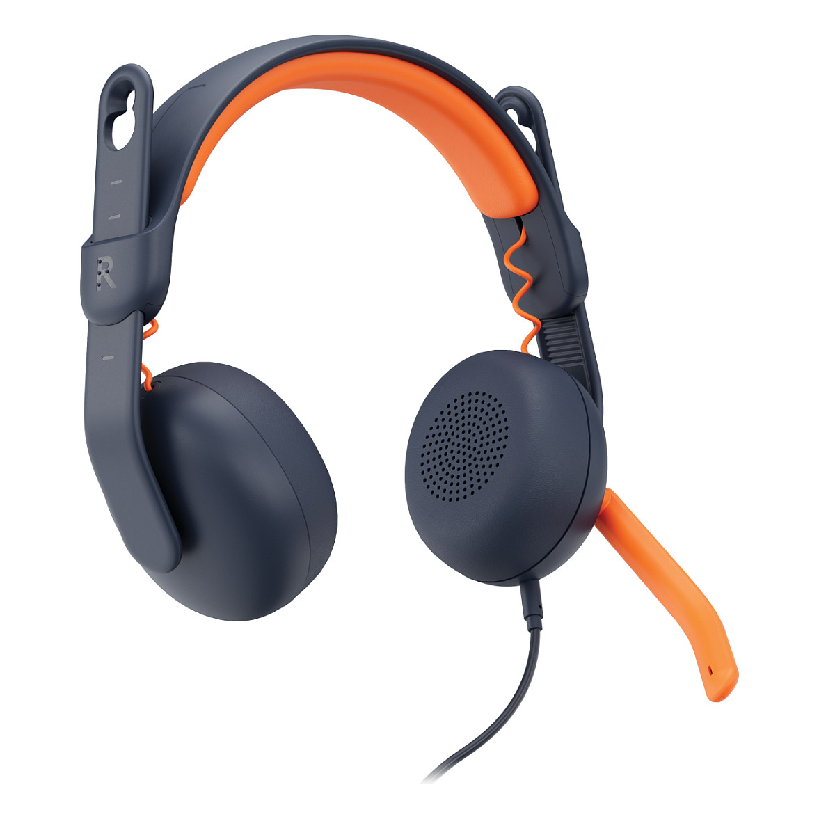Kufje me Kabllo Logitech LEARN CLASSIC - Blu/Portokalli thumbnail 4