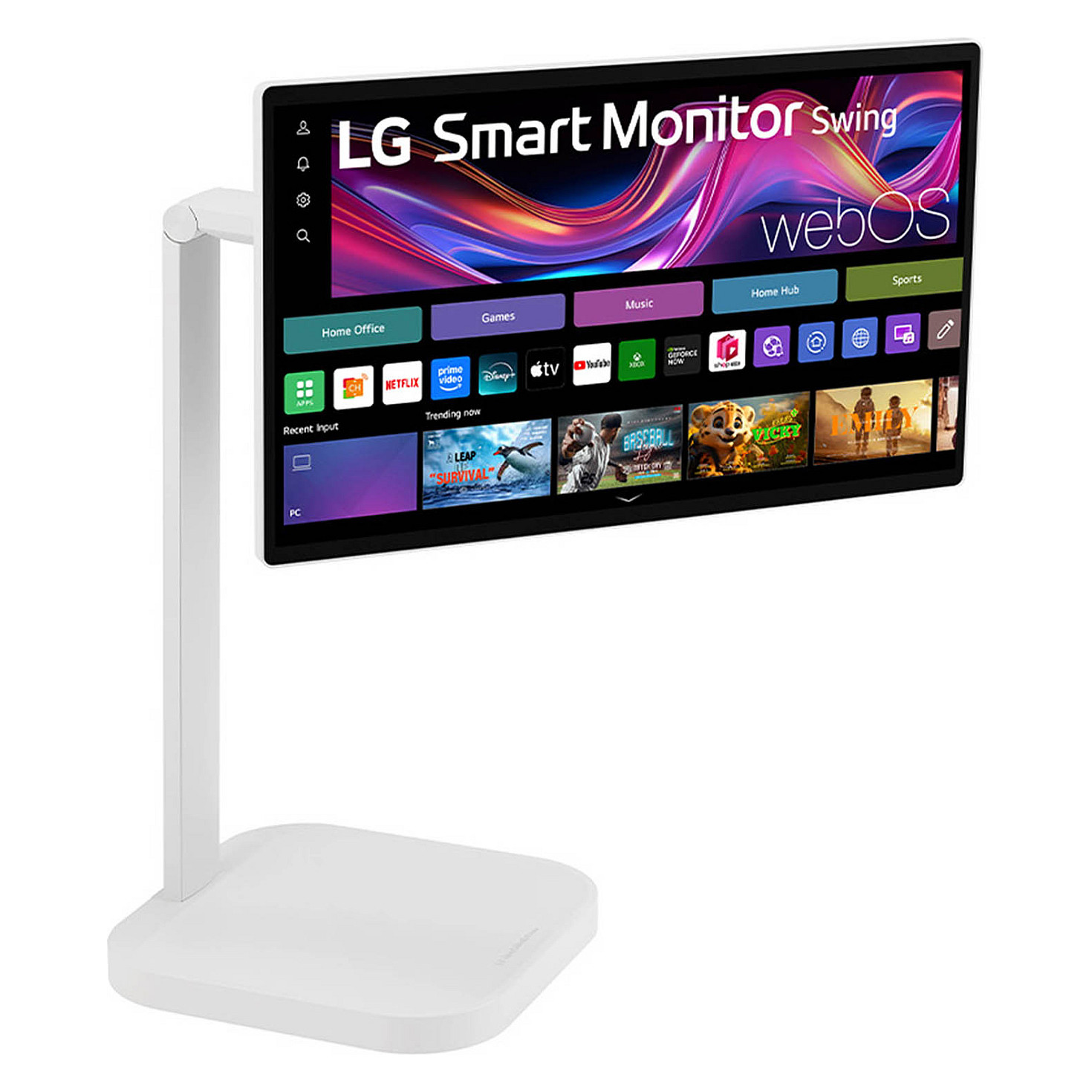 Monitor LG 32U889SA-W / 31.5" / 4K Ultra HD IPS LCD Touch / 60Hz / 5ms / USB-C+HDMI - Bardhë thumbnail 3