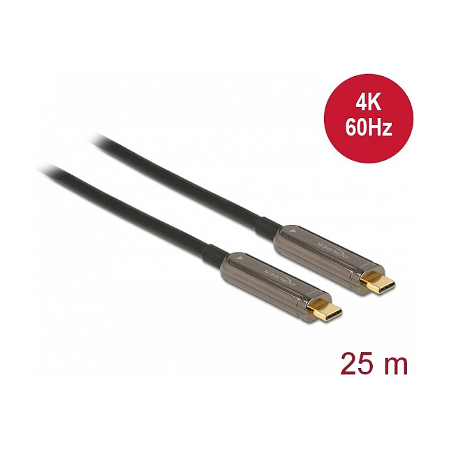 Kabllo optike aktive DeLOCK 83200, USB-A në USB-C, USB 3.2 Gen 2, 10 Gbps, 5 m - Zezë 4