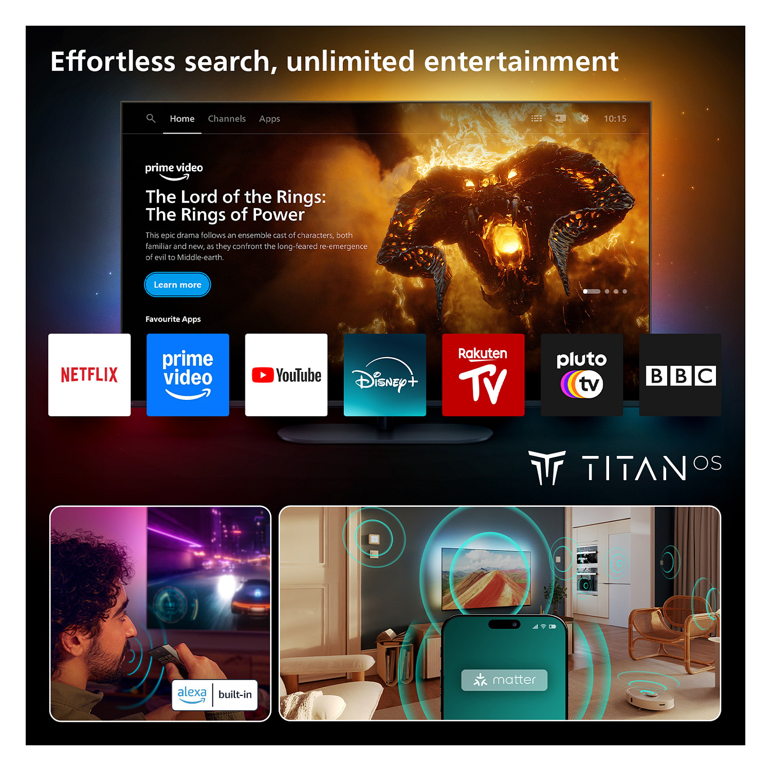 Smart TV Philips 65MLED910/12 / 65"/ 4K Ultra HD / QD-Mini LED / 144Hz / HDMI+USB - Zezë 5