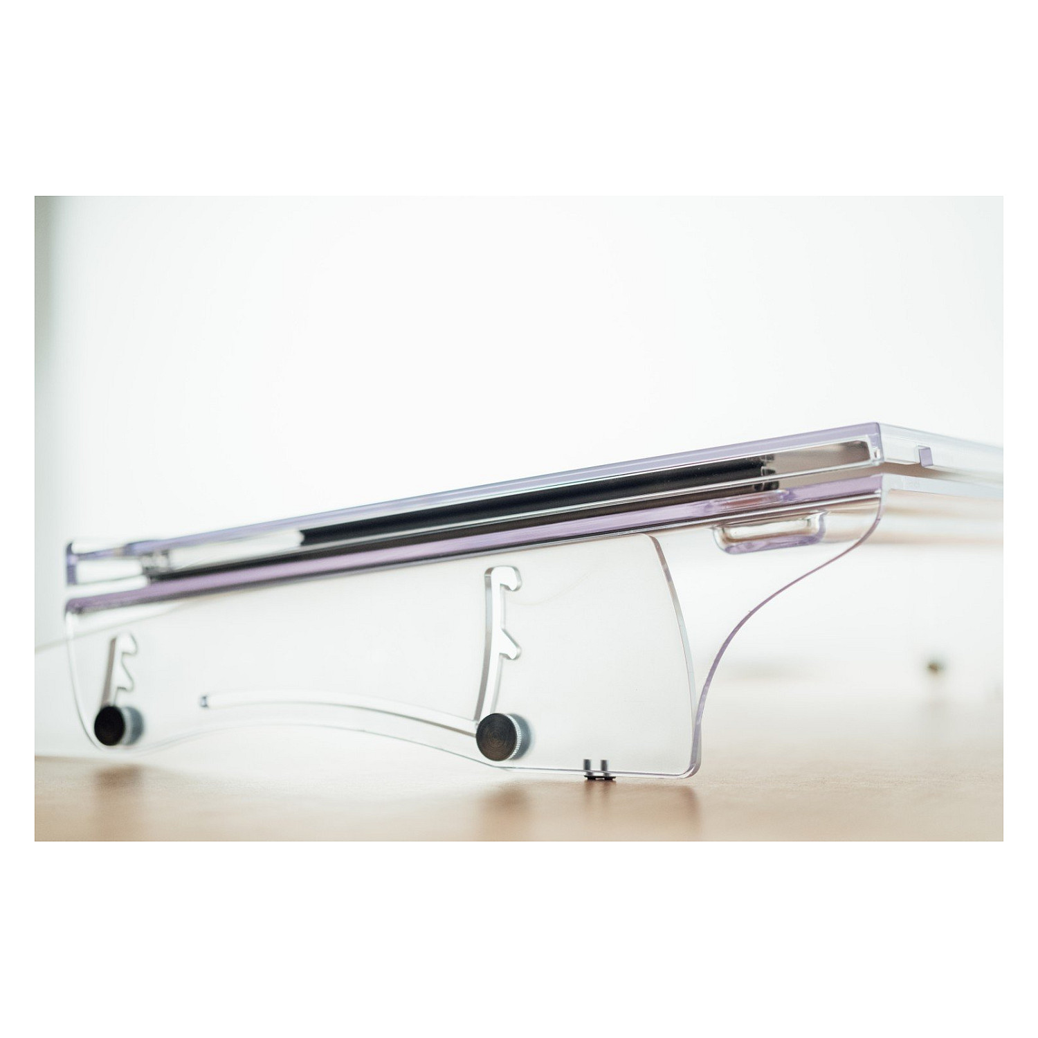 Mbajtëse Dokumentesh BakkerElkhuizen FlexDesk 640 ComfortRead / 515x380mm / 5kg / 3 Nivele - Transparente 10