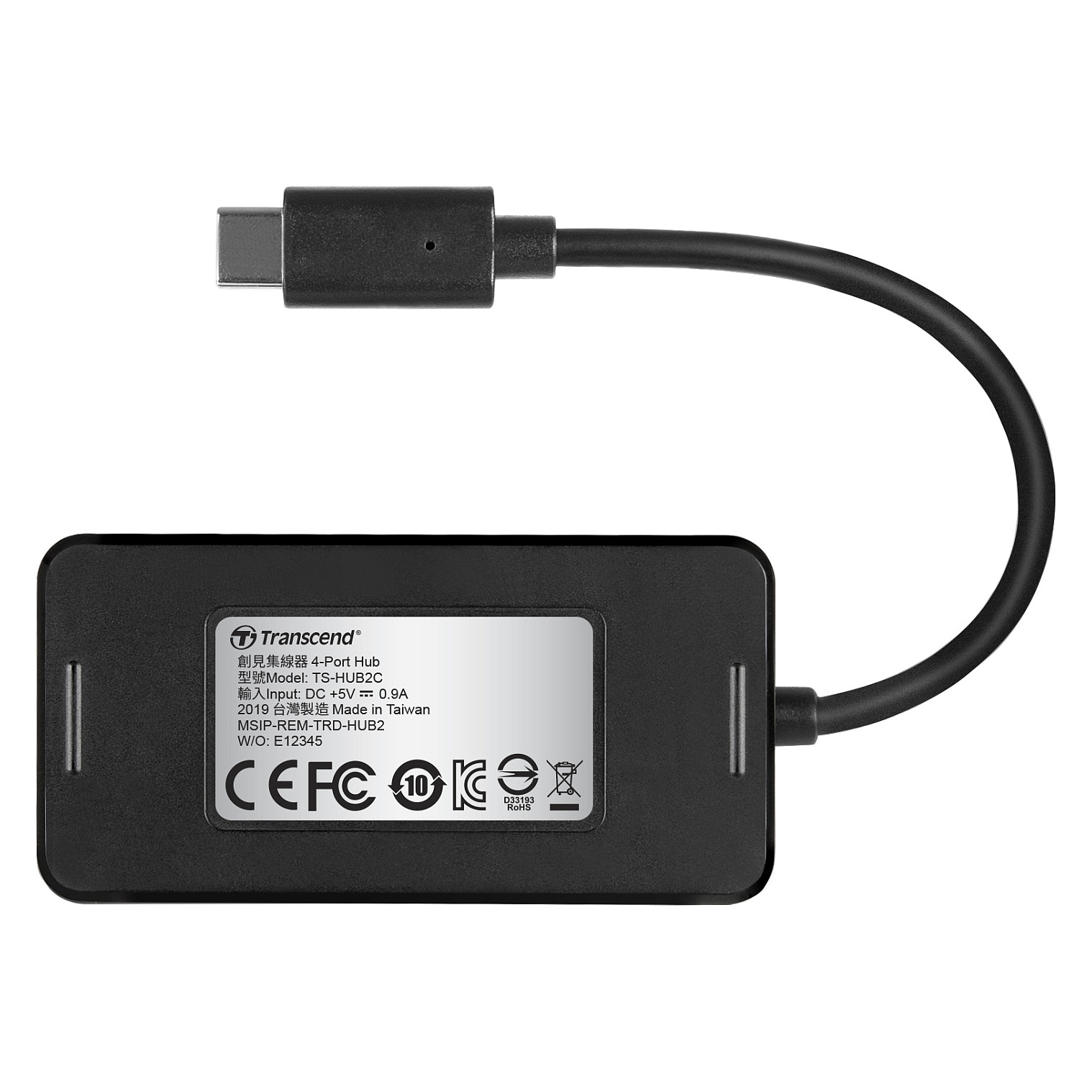 Kabllo USB Transcend HUB2C / USB Type-C / 4x USB Type-A / USB 3.2 Gen 1 - Zezë thumbnail 4