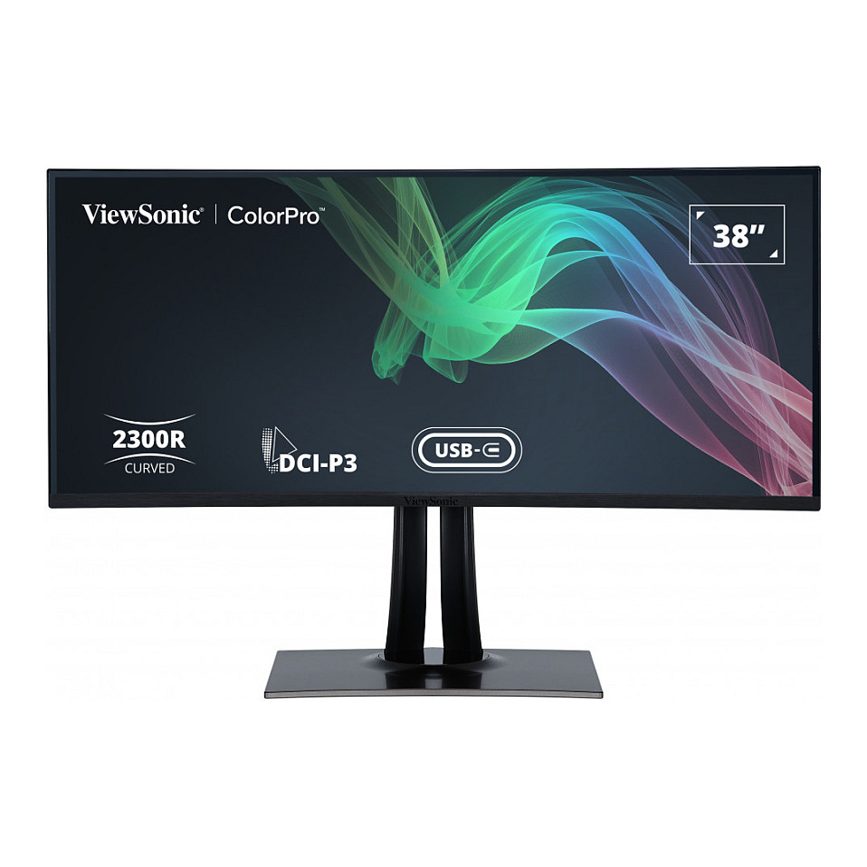 Monitor ViewSonic VP3881A / 38″ / Quad HD+ IPS LED / 60 Hz / 5ms / HDMI + DP + USB-C / Curved - Zezë