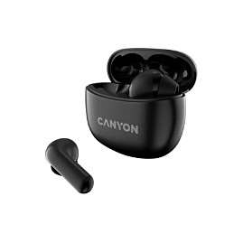 Kufje pa kabllo Canyon TWS-5, CNS-TWS5B, 10mm, Stereo, Bluetooth 5.3, Mikrofon, TWS - Zezë