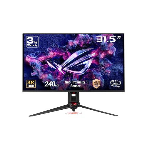 Monitor Gaming ASUS ROG Swift OLED PG32UCDMR, 32", 4K UHD QD-OLED, 240Hz, 0.03ms, 2x HDMI+DP+USB-C+USB - Zezë