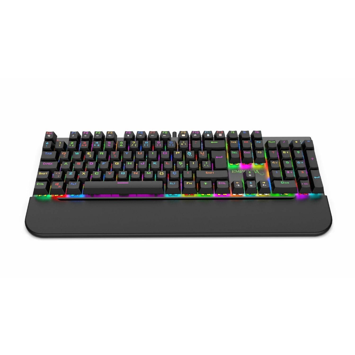 Tastierë Gaming INCA IKG-443 Empousa 100% / Mekanike / Red Switch / RGB / USB / 12 Multimedia Keys - Zezë 4
