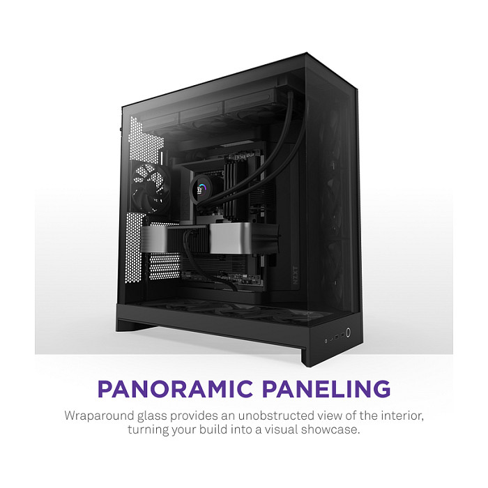 Kasë NZXT H9 Flow -Zezë thumbnail 6