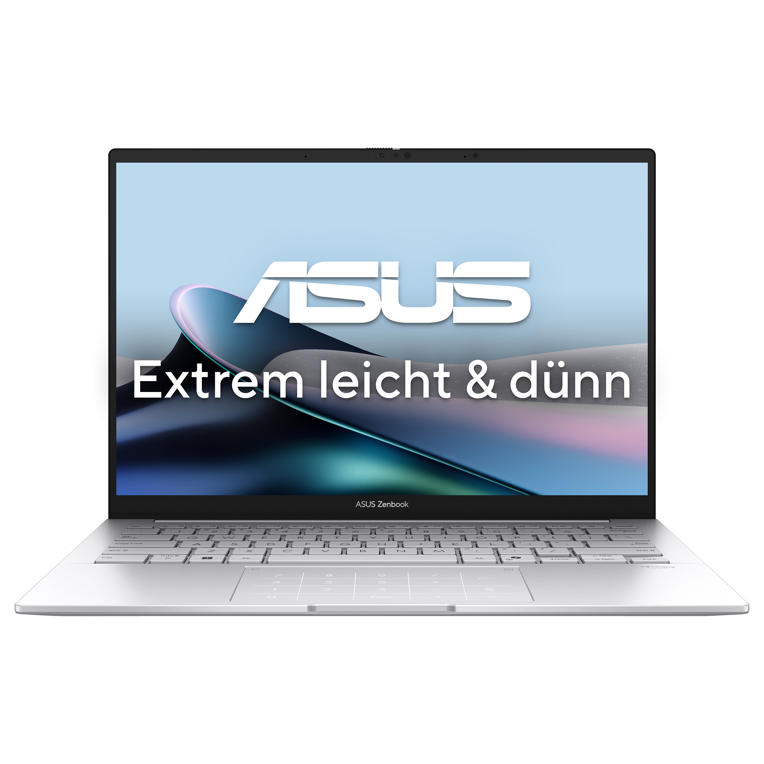 Laptop Asus Zenbook 14 OLED UX3405CA-QD738W / Ultra 7 255H / 16GB LPDDR5x / 1TB / 14" WUXGA OLED 60Hz / Intel Arc Graphics / DE - Argjendi