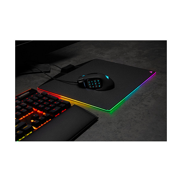 Maus Gaming me Kabllo Corsair Scimitar RGB Elite / 100-18.000 DPI / 17 Butona / 1000 Hz / USB / RGB – Zezë 6