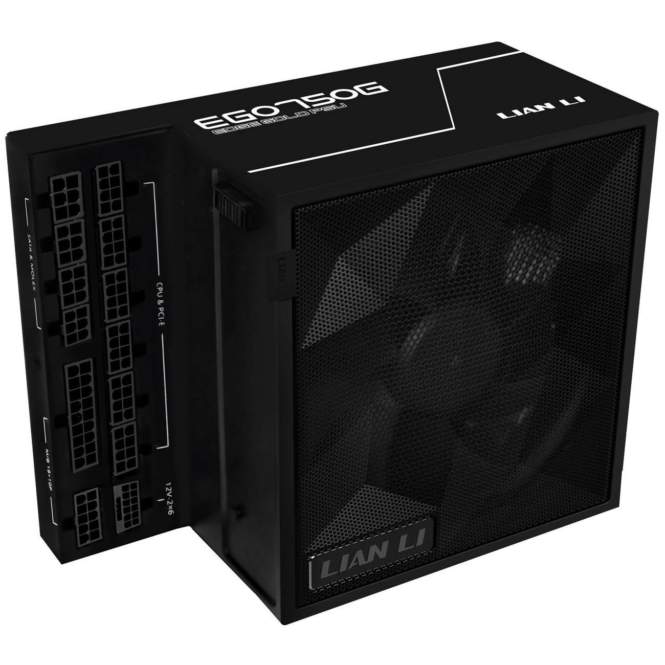 Furnizues Energjie Lian Li EG0750G / 750W / ATX 3.1 / 80 PLUS Gold / Fully Modular - Zezë