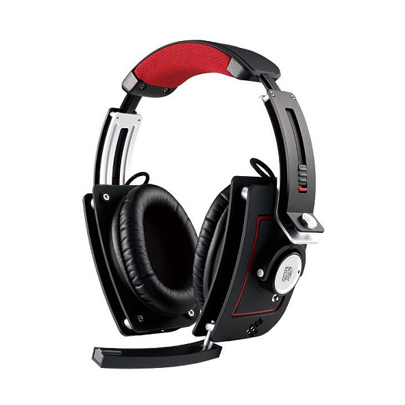 Kufje me kabllo Tt eSPORTS DRACCO Signature, Gaming, 50 mm, 3.5 mm, 10–22000 Hz, 1.5 m - Zezë/Ari/E kuqe 7
