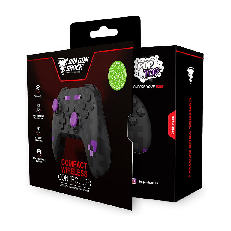 Konzolë Nintendo DragonShock Poptop Wireless Cubes - Zezë 6