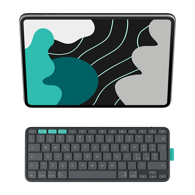 Aksesorë për tablet / Logitech Flip Folio / English layout / Graphite thumbnail 5