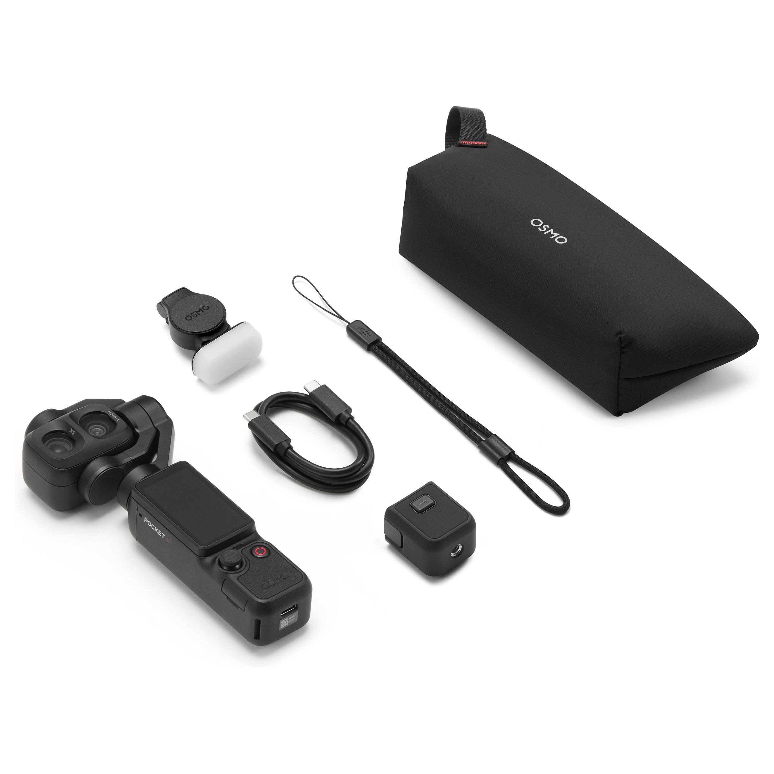 Stabilizues DJI Osmo Pocket 4P Standard Combo, 3-Aksësh, Dual-Lens, 4K, 12x Zoom - Zezë 9