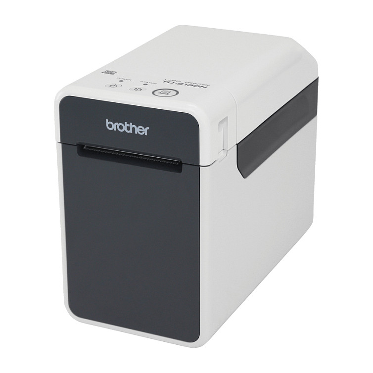 Printer Label Brother TD-2130N / USB LAN / 300dpi / 63mm / 152mm/s / 16MB / Direct Thermal - Zezë / Gri thumbnail 3