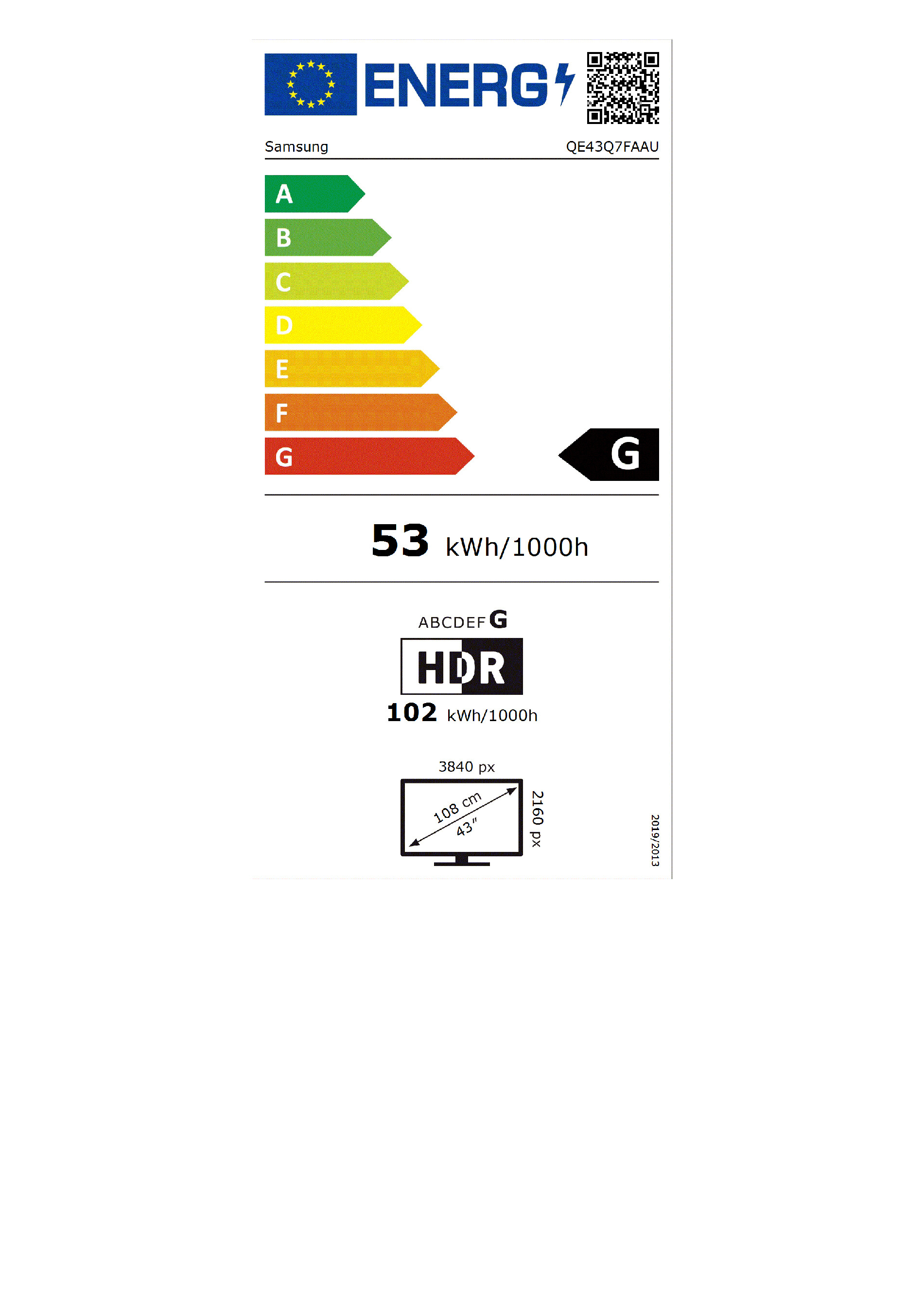 Smart TV Samsung QE43Q7F / 43 Inch / 4K Ultra HD / QLED /  50Hz / HDR10+ - Zezë 6