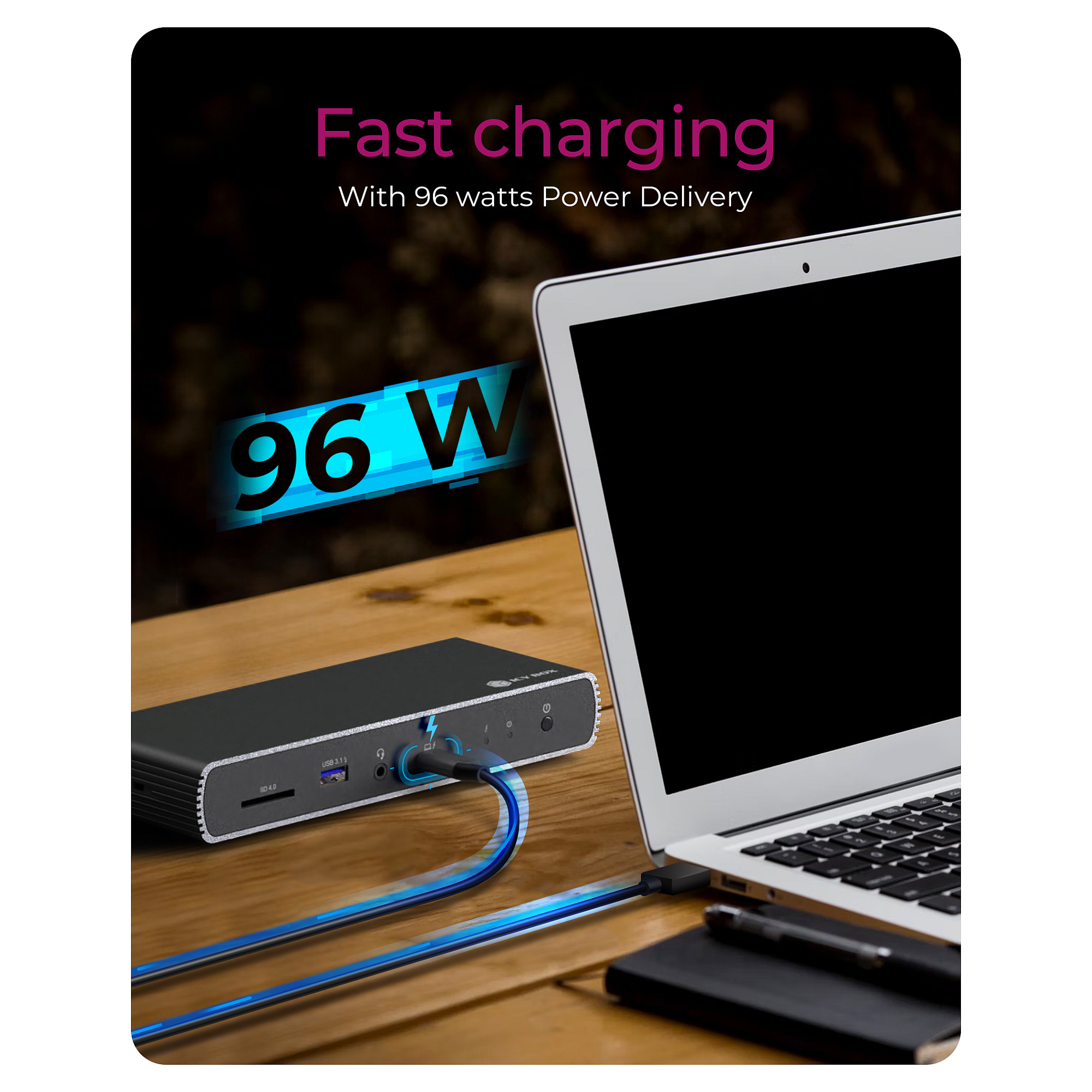 Docking Station D Thunderbolt 4 Type-C 4xUSB-A/3xUSB-C/HDMI ICY BOX thumbnail 6