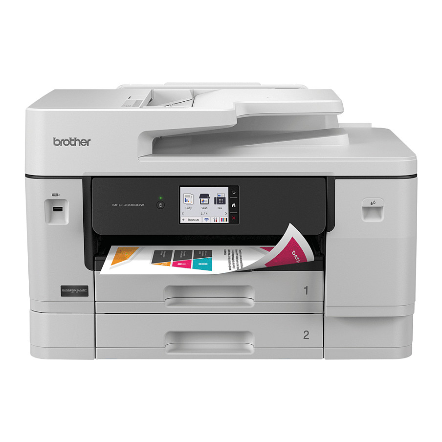 Printer Multifunksional Brother MFC‑J6960DW / 4‑in‑1 / 31ppm / Wi-Fi - Bardhë thumbnail 2
