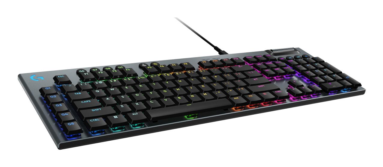 Tastierë gaming Logitech G915 X GL, RGB, e zezë 2