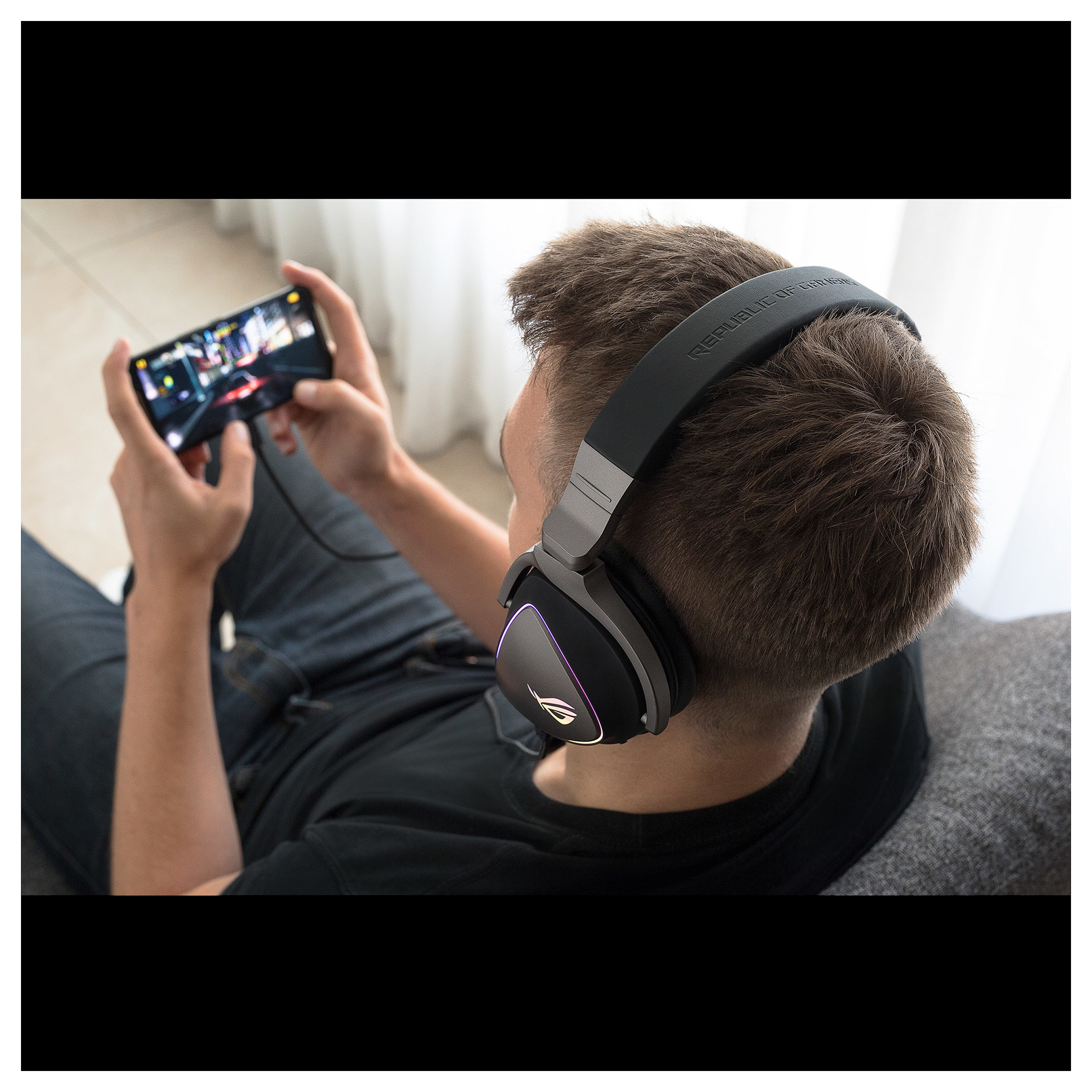 Kufje Gaming ASUS ROG Delta / USB-C / USB-A / 50mm / Hi-Res ESS Quad-DAC / RGB - Zezë 10