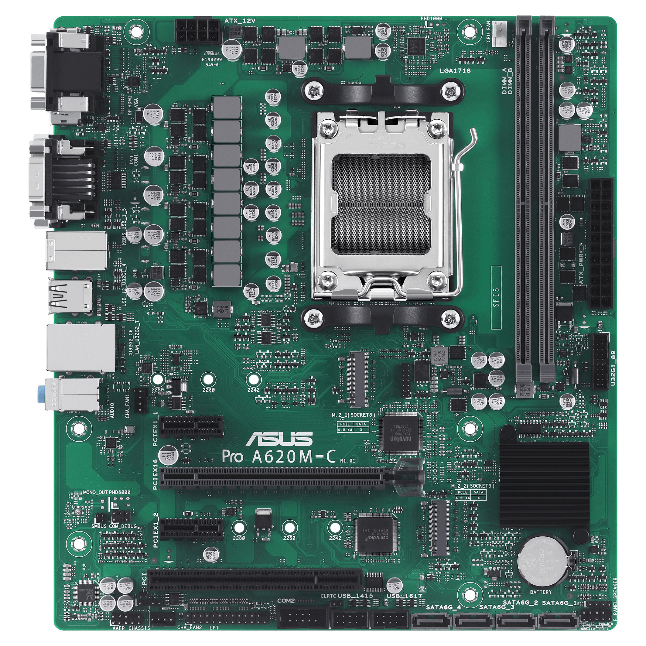 Pllakë Amë ASUS PRO A620M-C-CSM mATX thumbnail 2