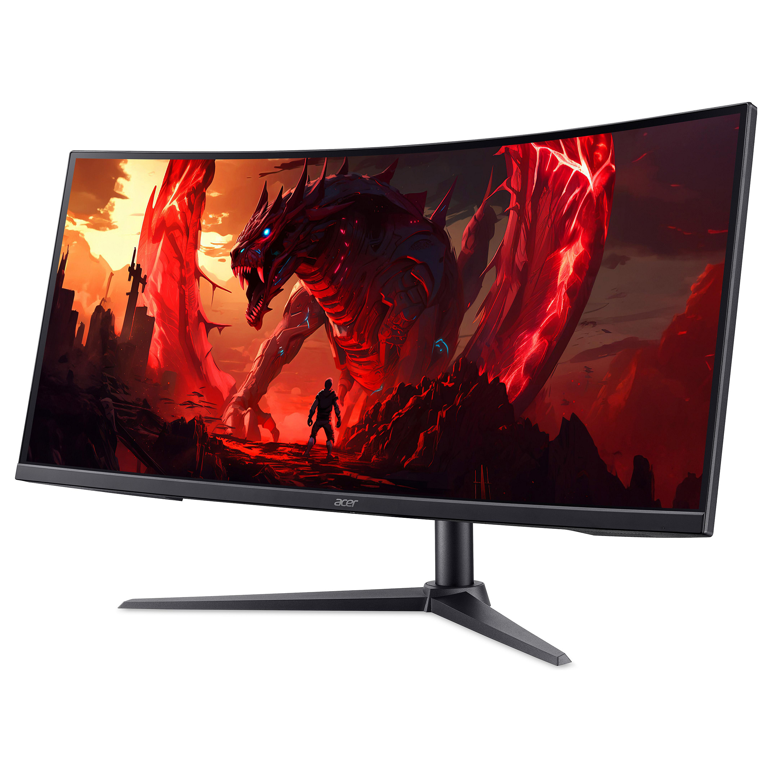 Monitor Acer Nitro XZ340CURW0b / 34"/ Wide Quad HD VA LCD Curved / 240Hz / 5ms / HDMI+DP - Zezë thumbnail 3