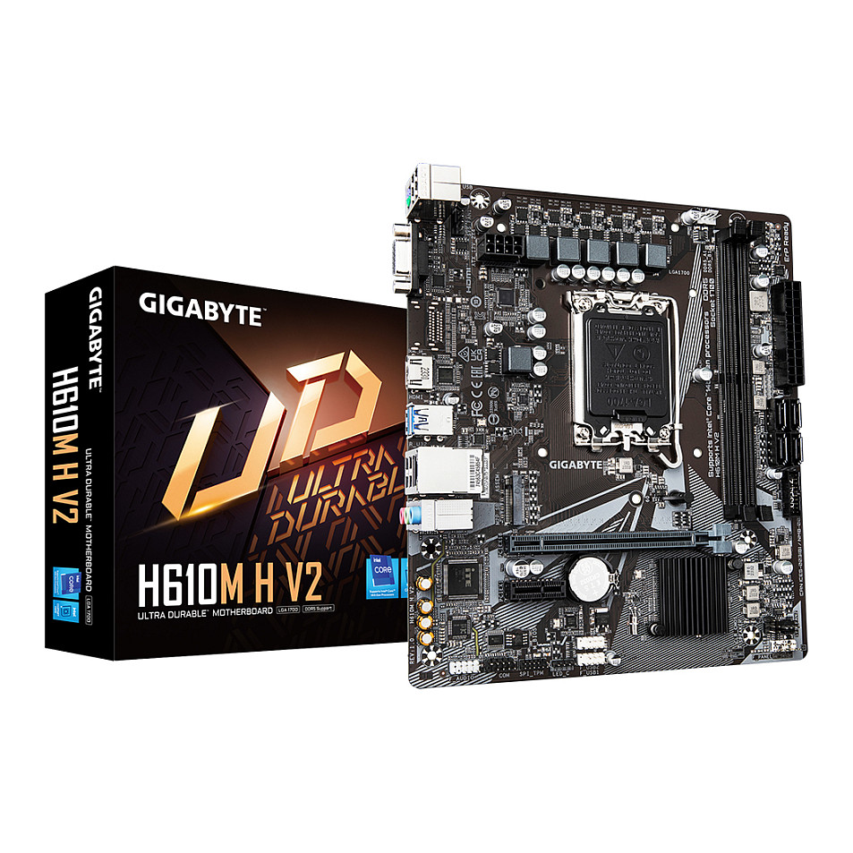 Pllakë Amë MB Intel GA-H610M H V2 / LGA 1700 / DDR5 / HDMI+VGA