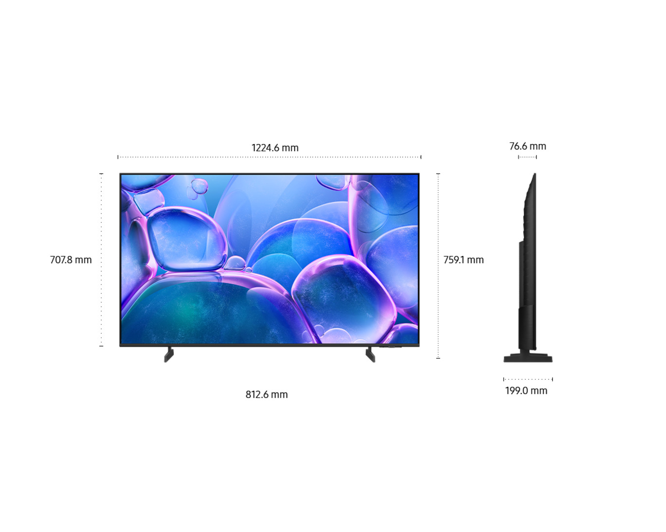 TV LED SAMSUNG UE55U7022FKXXH 3