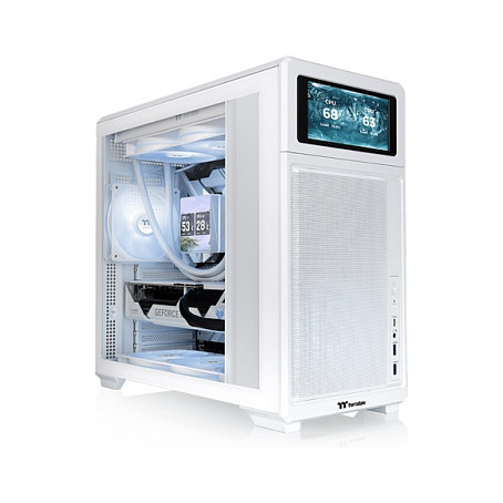 Kasë PC Thermaltake View 380 WS ARGB / Midi Tower / ATX / 4x 120mm ARGB Fan / Tempered Glass - Bardhë 7