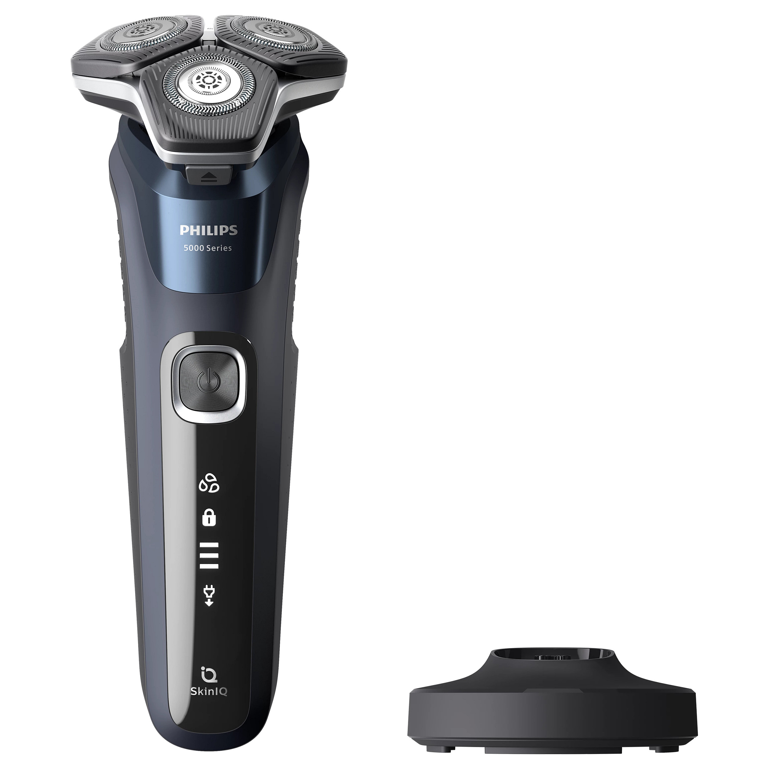 Makinë për Rroje Philips S5885/25 Series 5000 / Wet & Dry / SteelPrecision / Koka 360° / Sensor Power Adapt / 60 Minuta – Blu e errët/Zezë 4