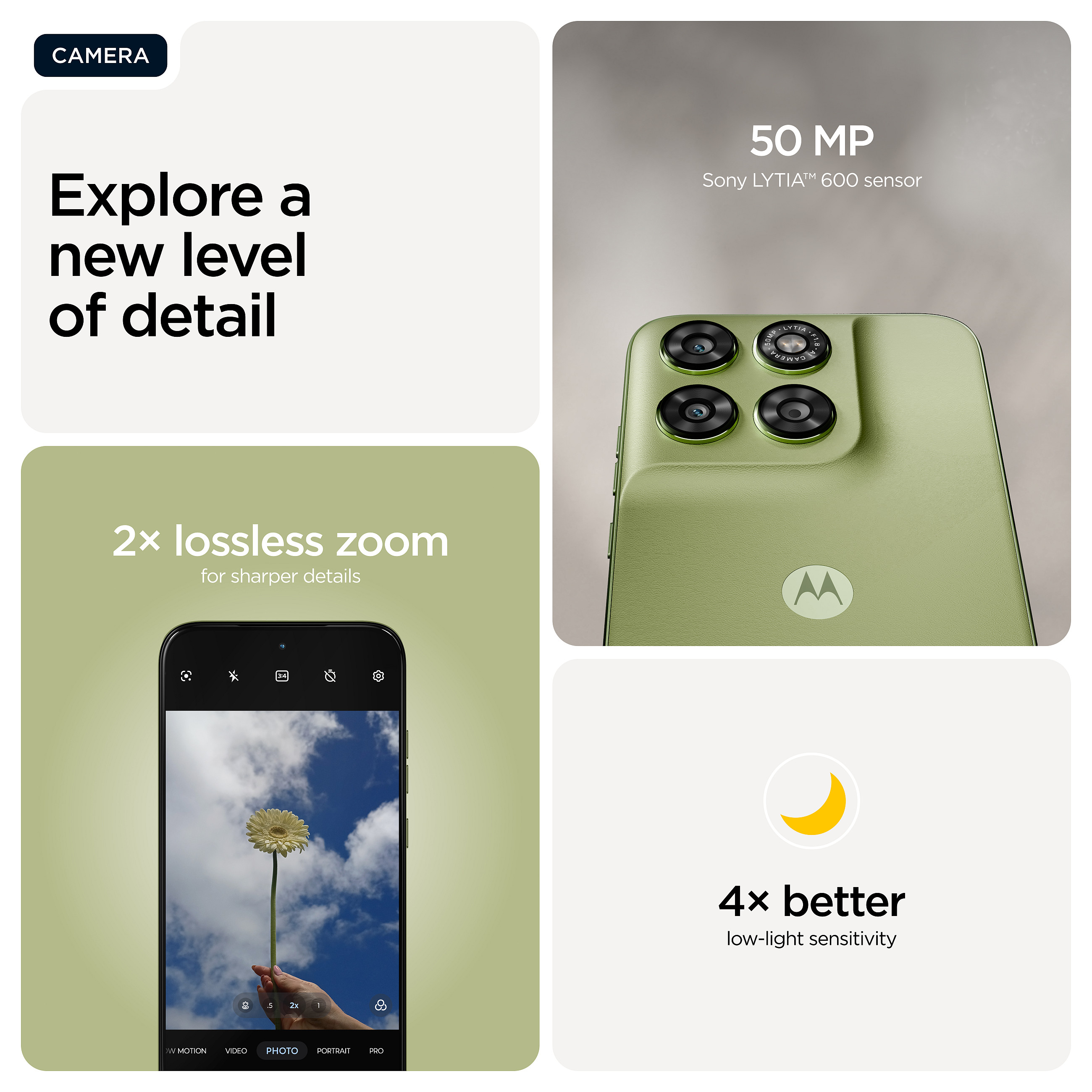 Telefon Motorola moto g67 / 4GB / 256GB / 5G / Hybrid Dual SIM - Gjelbër 2