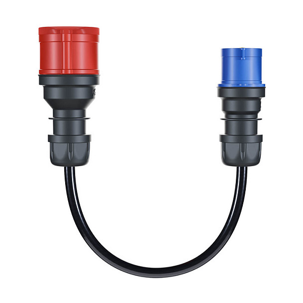Set Adapterësh go-e CH-04-33, për Gemini flex 11 kW, Prizë CEE 32A, CEE 16A dhe Prizë Shtëpiake - Zezë/Kuqe/Blu 2