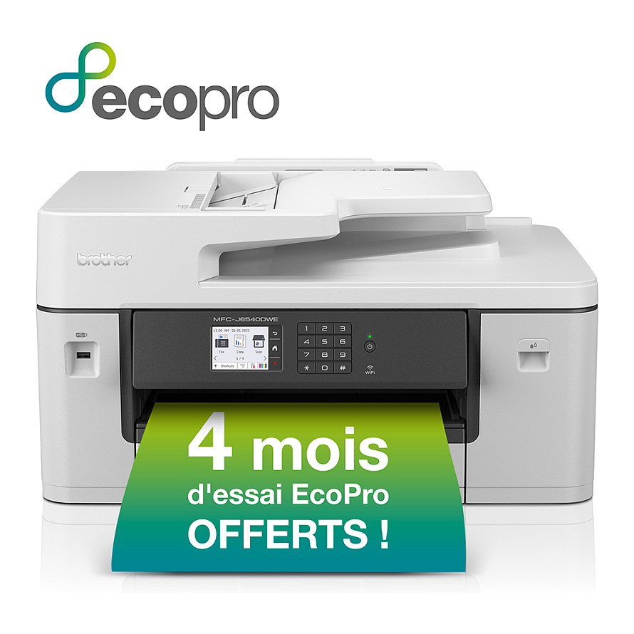 Printer Multifunksional T Brother MFC-J6540DWE WIFI / 4in1 / 28ppm - Gri thumbnail 5