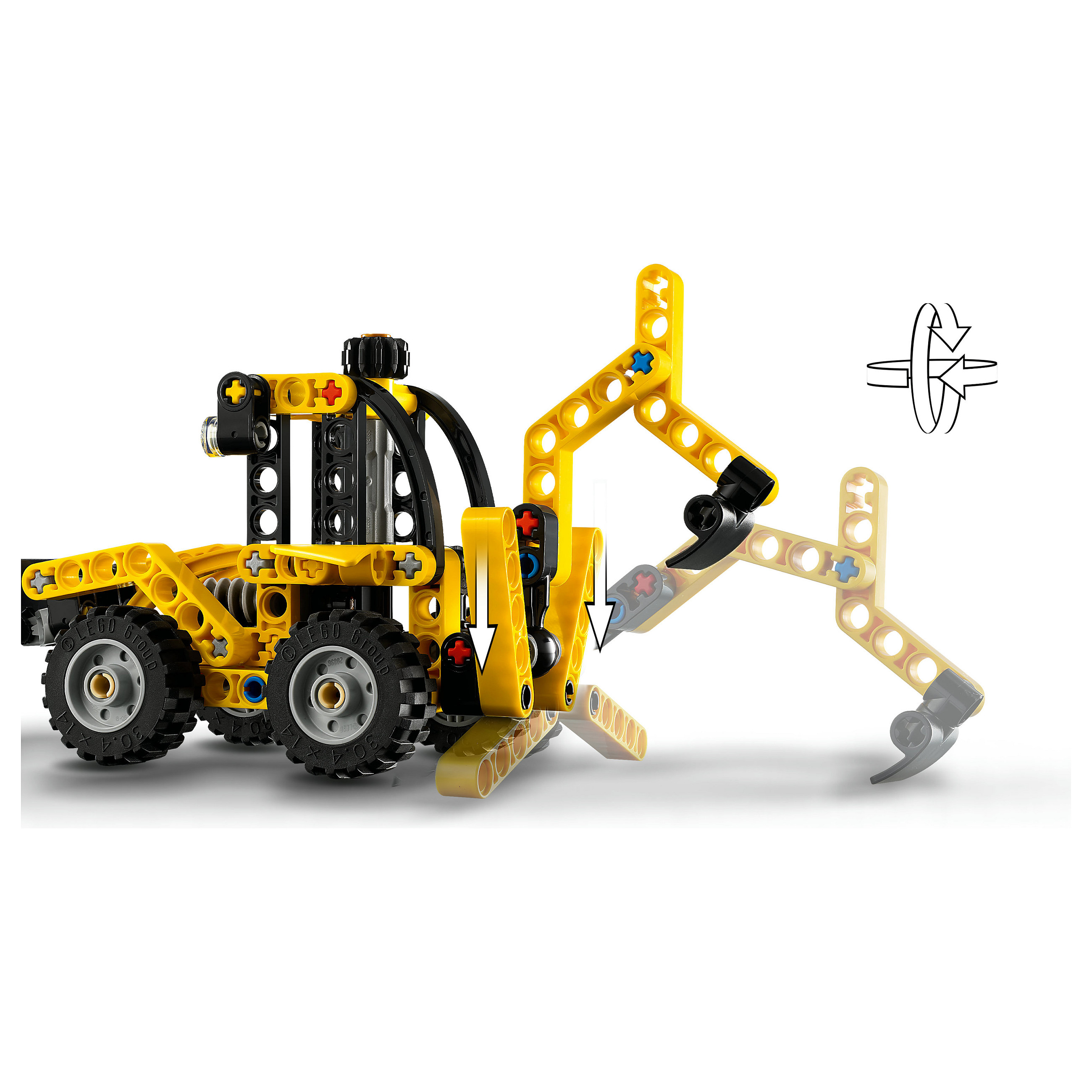 Lego Technic 42197 / Backhoe Loader thumbnail 4