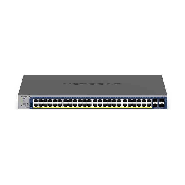 NETGEAR GS752TXP-300EUS 48-Port Gigabit Smart Managed Switch with 4x 10G SFP+ Uplink | PoE+ 380W Stackable Enterprise Network Switch thumbnail 2