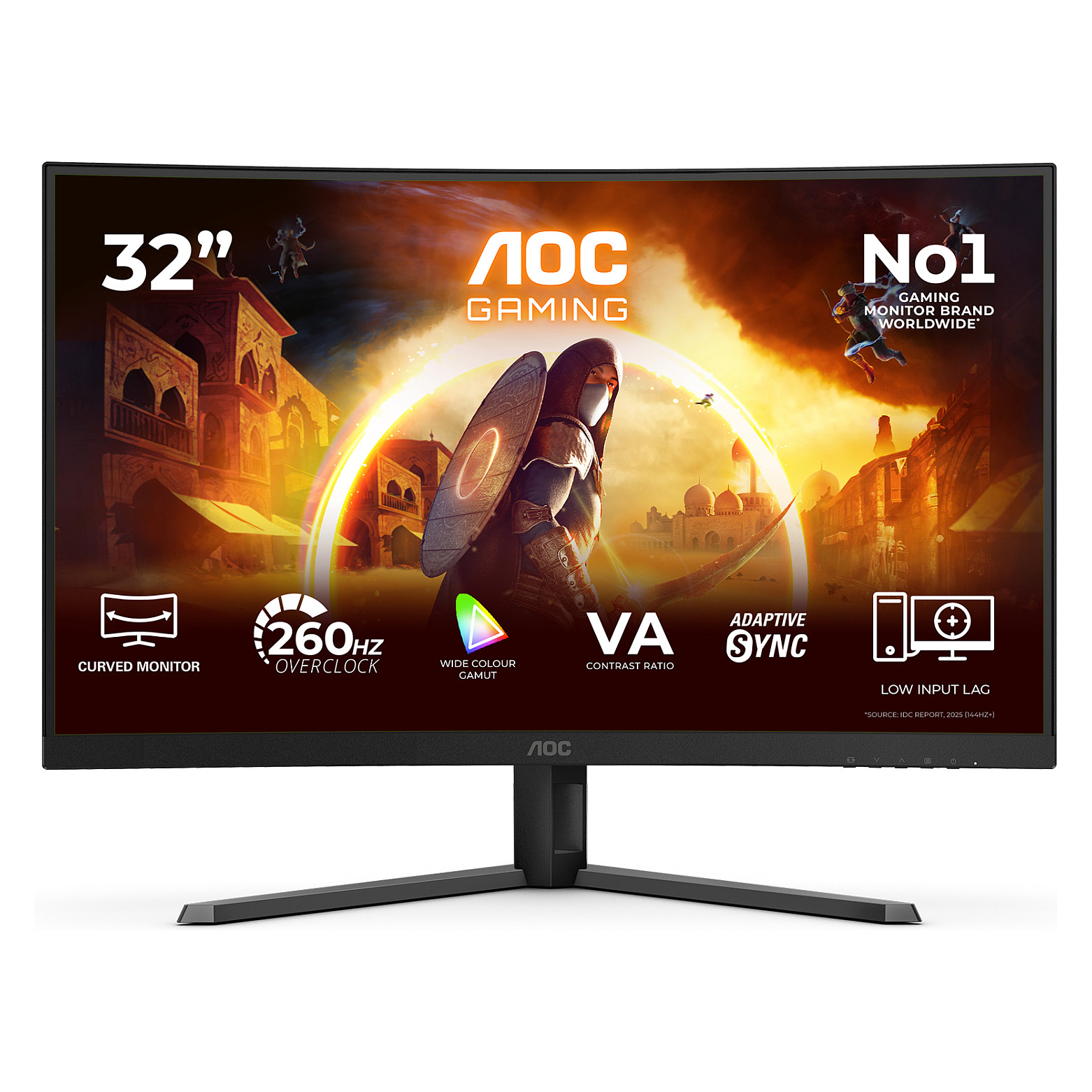 MONITOR GAMING 25″ FHD AOC 25G3ZM/BK 6