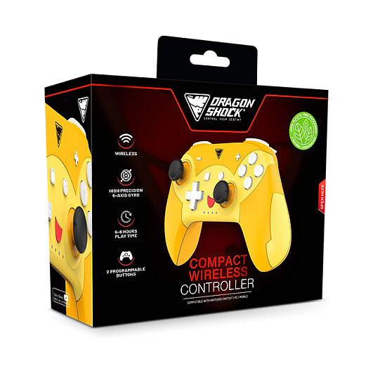 Kontroller për Nintendo Dragonshock Poptop Wireless Pika 7