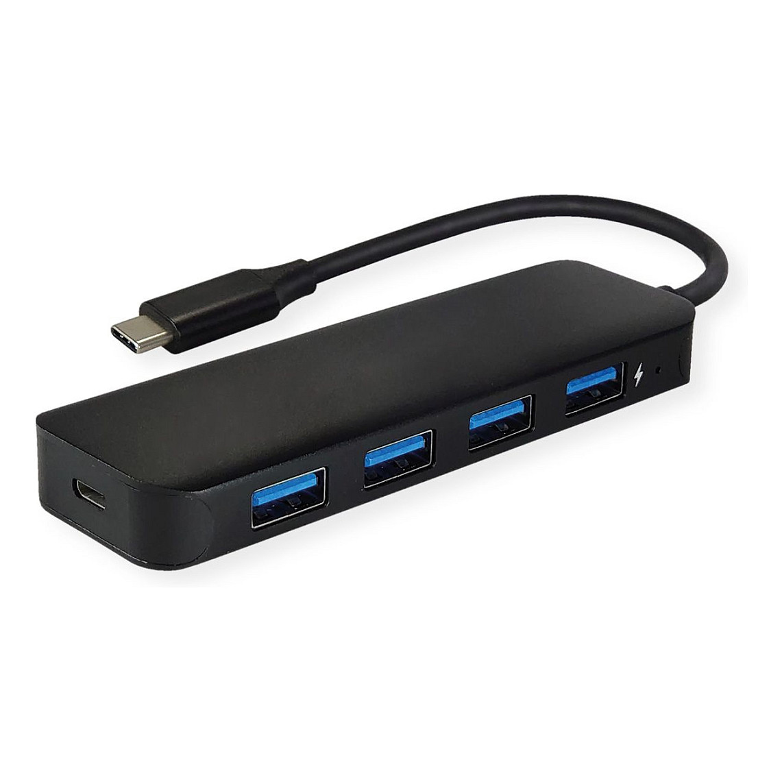 USB Hub VALUE 14.99.5038 / USB-C në 4x USB-A + USB-C / USB 3.2 Gen 1 / 5Gbps / PD – Gri 4