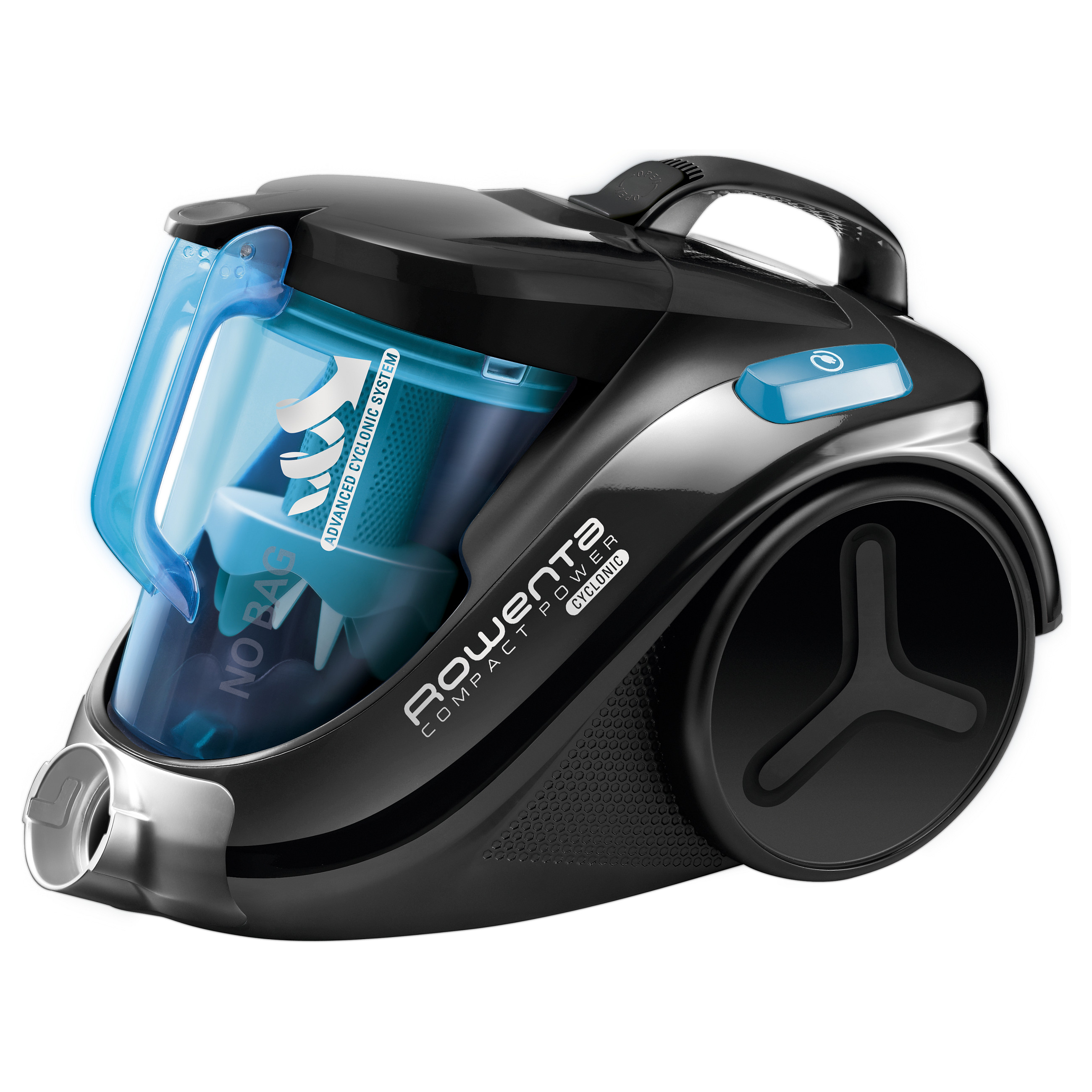 Fshesë me vakum Rowenta Compact Power Cyclonic Classic RO3731 750W / 1.5L - Zezë/Blu thumbnail 2